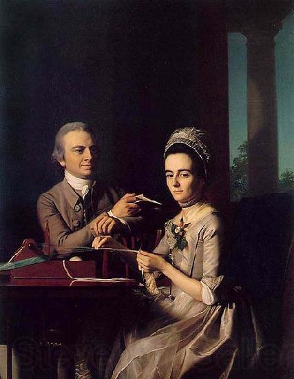 John Singleton Copley Mr. and Mrs. Thomas Miffin (Sarah Morris) (Thomas Mifflin)